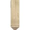 Ekena Millwork Funston Arts and Crafts Rough Sawn Bracket w/ Offset Brace, Douglas Fir, 8"W x 24"D x 28"H BKT0806X24X28FST03RDF - alternate 4